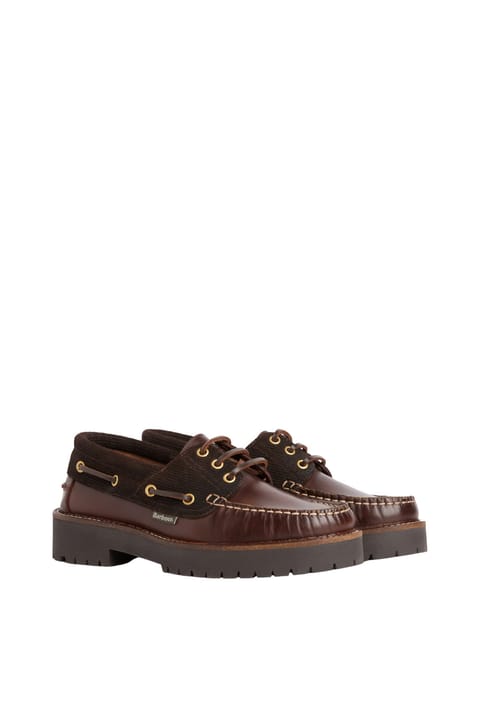 کفش Barbour Darras BR98 Dk Brown Brown Cord