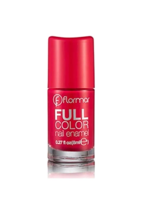 Flormar براق با رنگدانه غلیظ - روغن ناخن تمام رنگ FC48 Bright Azalea