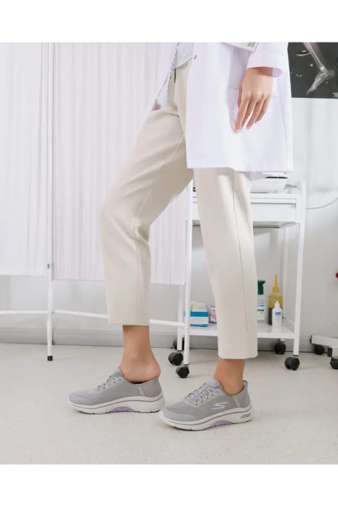 کفش پیادهروی زنانه SKECHERS GO WALK ARCH FIT 2.0 - VALENCIA خاکستری 125319 ...