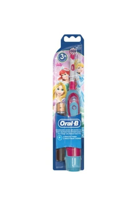 مسواک باطریدار کودک Oral-B تم پرنسس صورتی