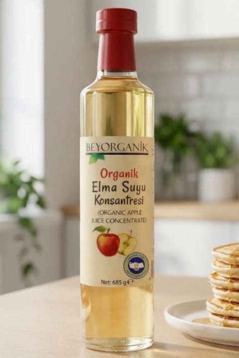 BEYORGANIK عصاره غلیظ آب سیب ارگانیک ۶۸۵ گرم (دارای تحلیل آفتکش)