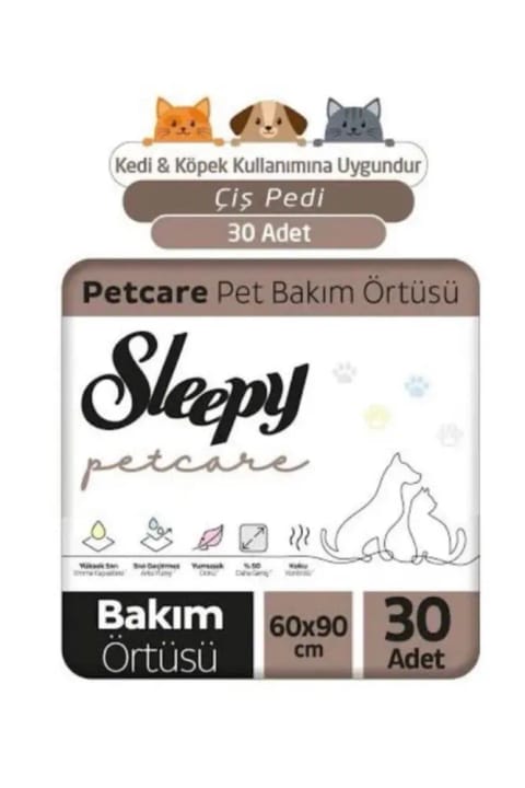 Sleepy پد جاذب ادرار و محافظ تشک مخصوص گربه و سگ 60x90 سانتیمتر