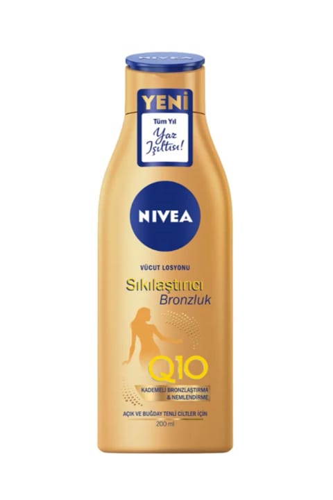 NIVEA Q10 سفتکننده و برنزکننده لوسیون بدن ۲۰۰ میلیلیتر