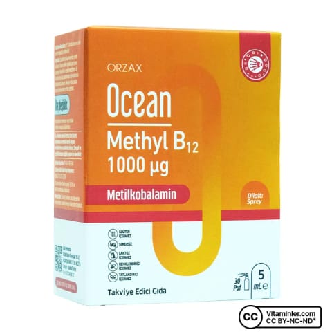 اوشن متیل B12 اسپری 1000 میکروگرم 5 میلیلیتر