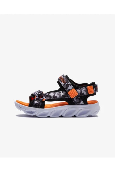 SKECHERS Hypno - Splash پسر بچه سایز بزرگ صندل مشکی چراغ‌دار 400077l Bgor