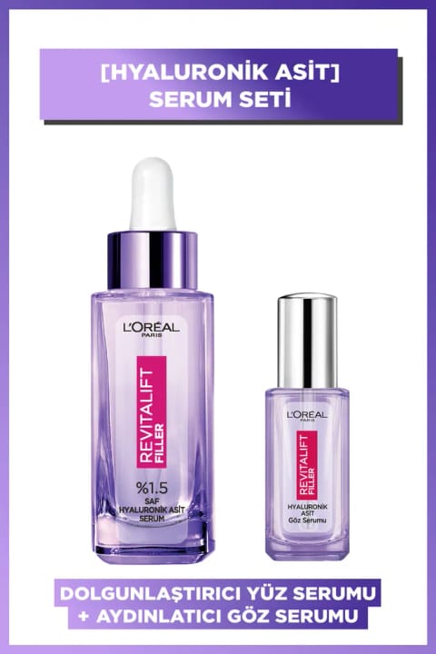لورآل پاریس Revitalift Filler سرم دور چشم با 1.5% هیالورونیک اسید خالص ضد چین و چروک