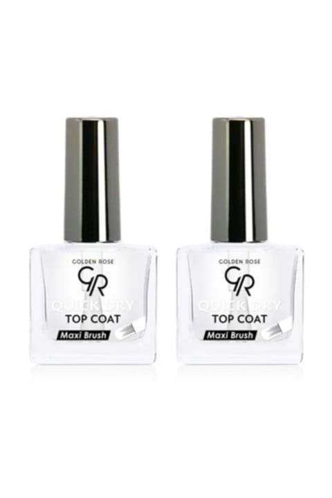 Golden Rose Quick Dry Top Coat | روکش خشک‌کن سریع ناخن (۲ عددی)