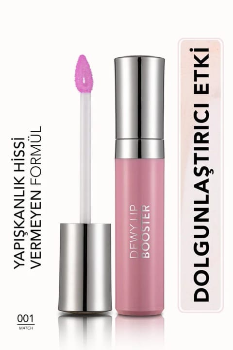 Flormar براقکننده و حجیمکننده لب - Dewy Lip Booster - 001 Match