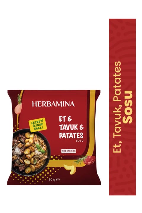 Herbamina سس گوشت و مرغ و سیبزمینی ۵۰ گرم
