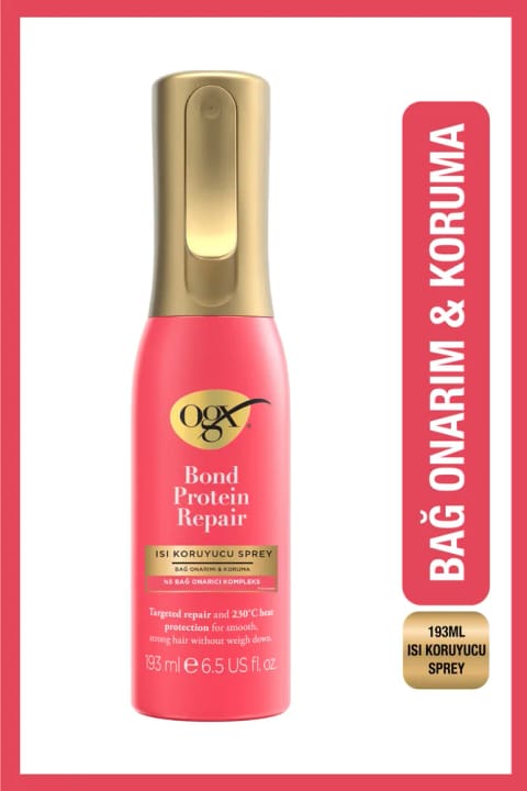OGX Bond Protein Repair اسپری محافظ حرارت ۱۹۳ میلی‌لیتر