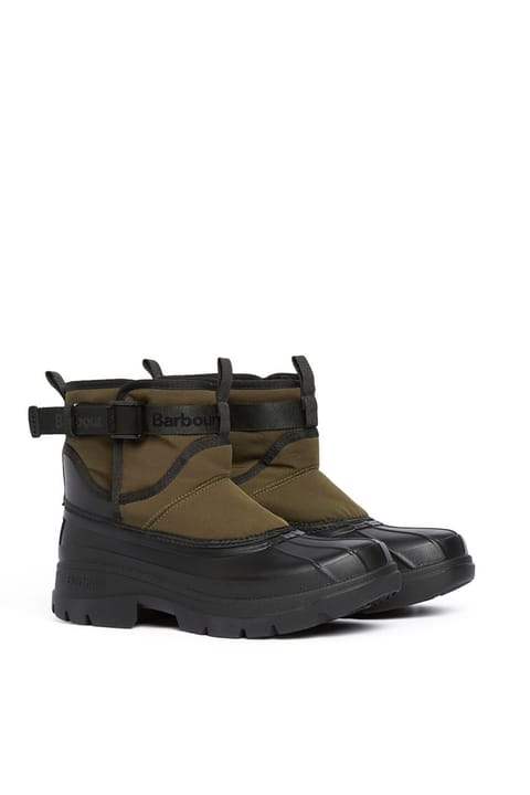 بوت زنانه Barbour Braybourn Duck Boot Welly OL71 زیتونی-مشکی