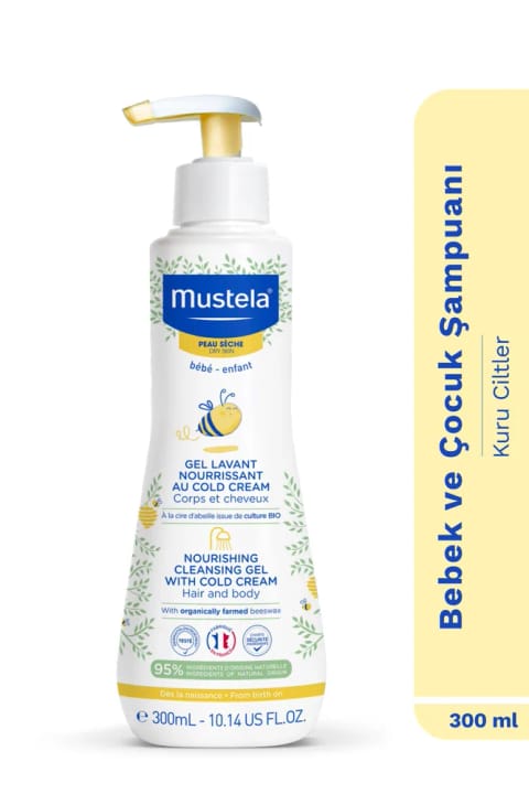 شامپو مغذی Mustela حاوی Cold Cream 300 ml