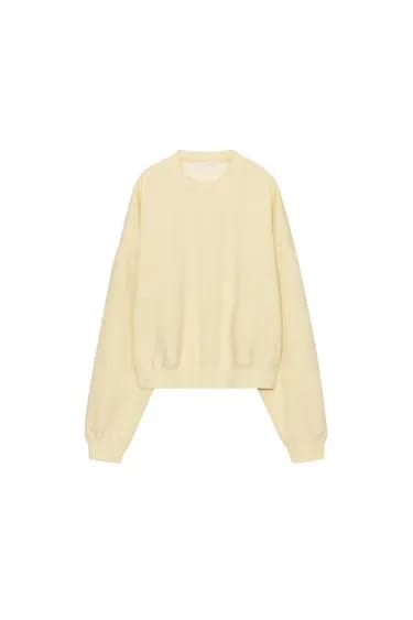 BASIC PLUSH SWEATSHIRT