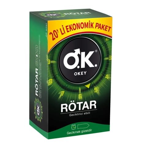 Okey Rötar کاندوم ۲۰ عددی