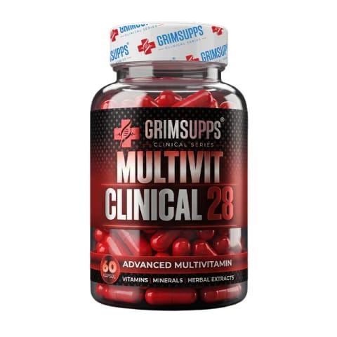 GRIMSUPPS مولتی‌ویتامین Clinical 28، ۶۰ کپسول