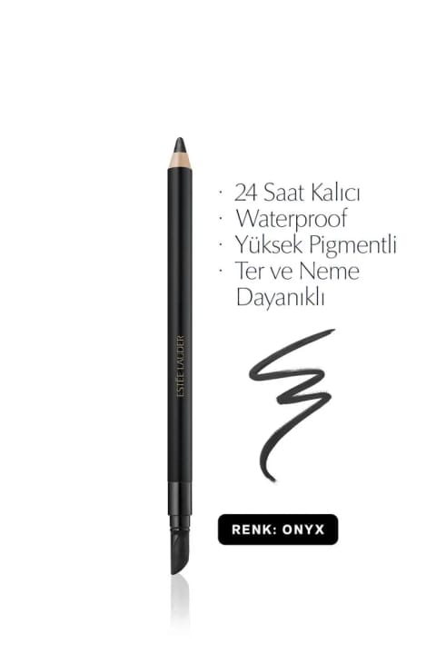 مداد چشم Estee Lauder Double Wear 24 ساعته ماندگار ضدآب — 01 Siyah Onyx 1 2g