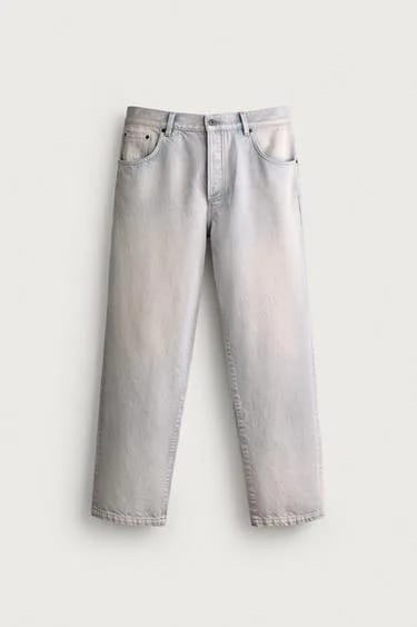 CROPPED BAGGY FIT JEANS