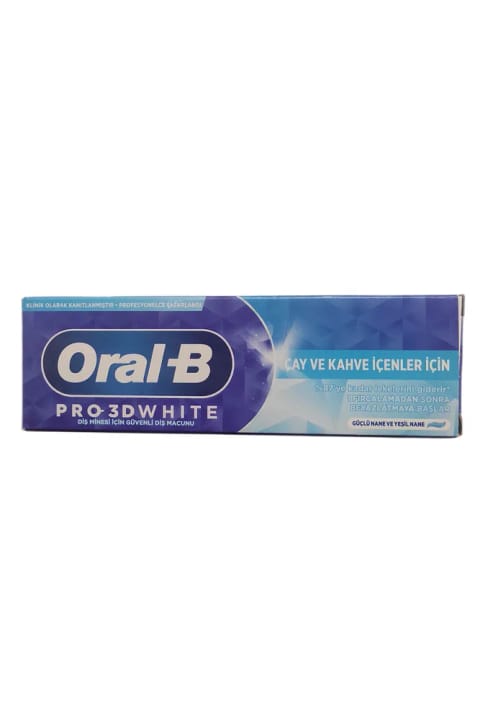 خمیردندان Oral-B مخصوص مصرفکنندگان چای و قهوه ۷۵ میلیلیتر
