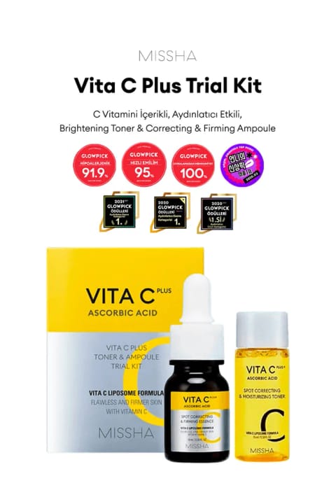 میشا ست مراقبت از پوست ویتامین C ضدلک سایز آزمایشی Vita C Plus