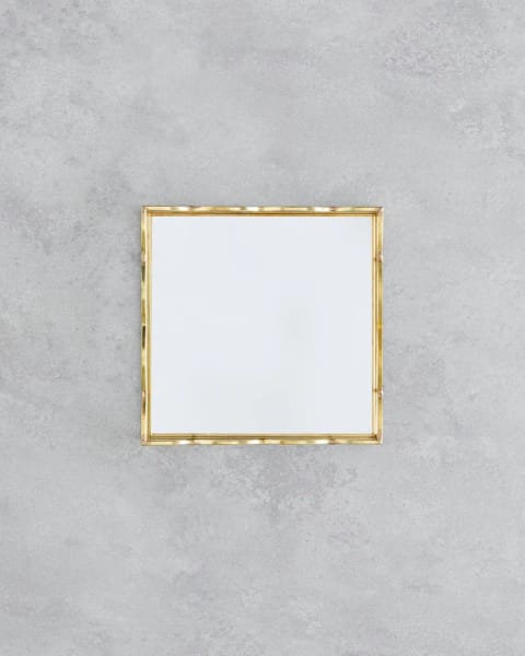 سینی تزئینی شیشه‌ای Mensa ۲۳,۸x۲۳x۳,۸ سانتی‌متر Gold