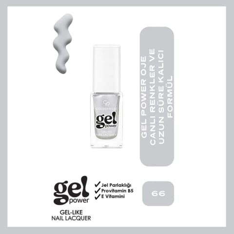 Golden Rose Power Gel Like لاک ناخن شماره 66