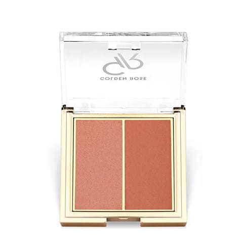 Golden Rose Iconic Blush Duo شماره 02 Peachy Coral