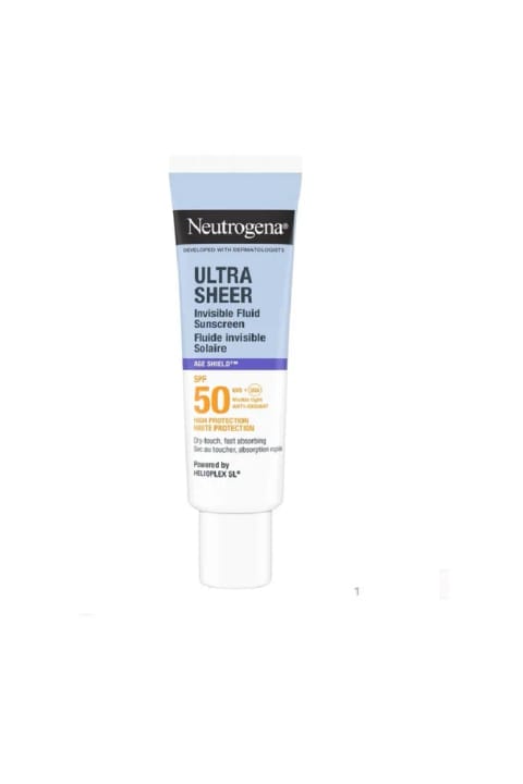 نیتروژنا اولترا شیر Age Shield Fluid SPF50 ضدآفتاب صورت، ۵۰ میلی‌لیتر