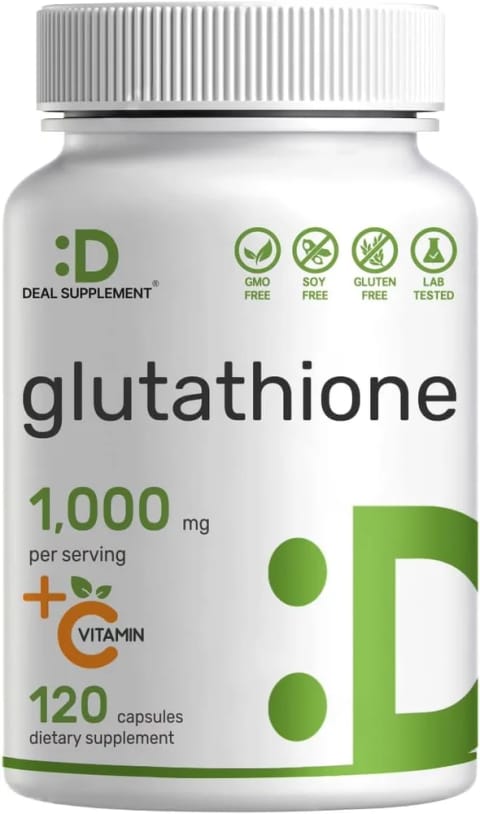 Deal Supplement Glutathione 1,000mg در هر وعده، 120 کپسول