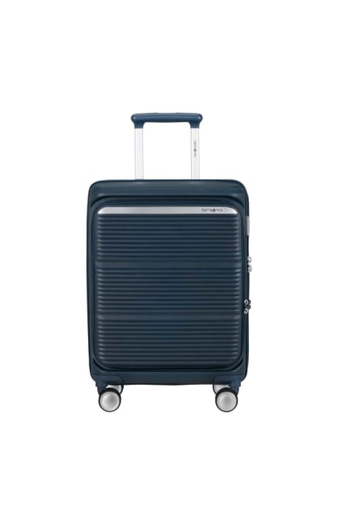 چمدان سخت کابین Samsonite Paralux سرمهای ۵۵/۲۰ آکاردئونی