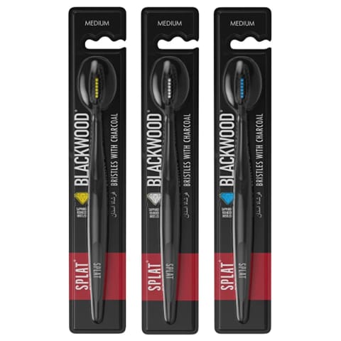 Splat Special Blackwood Medium مسواک (ترکیبی)