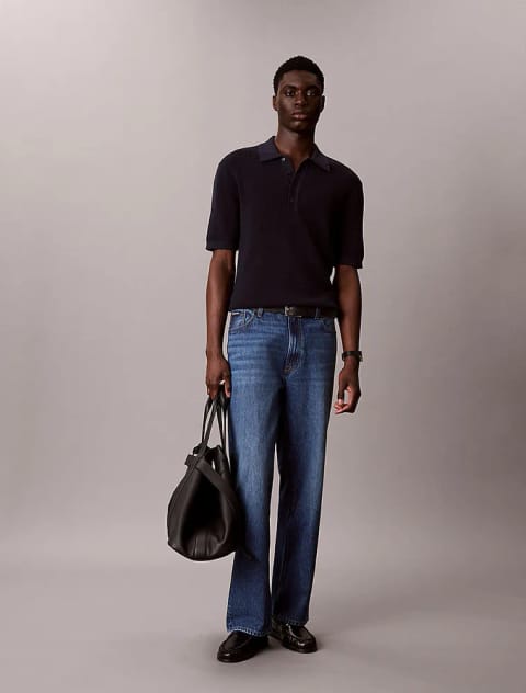 Calvin Klein سویشرت وافل پنبه‌ای مردانه