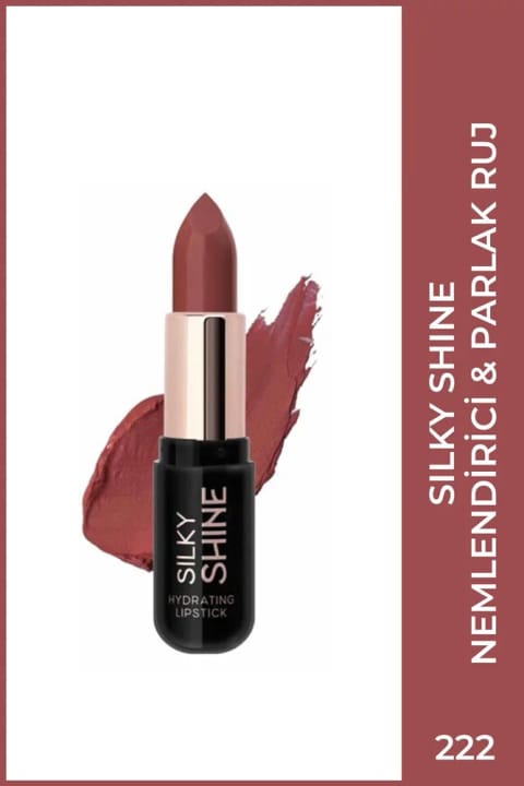 Golden Rose Silky Shine Hydrating Lipstick - رژ لب مرطوبکننده شماره 222
