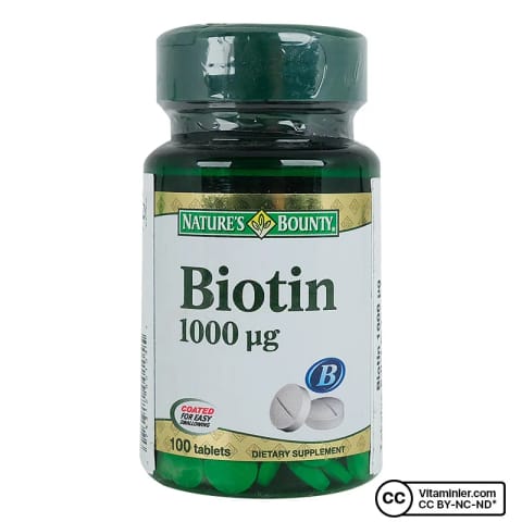 Nature's Bounty Biotin 1000 Mcg 100 Tablet