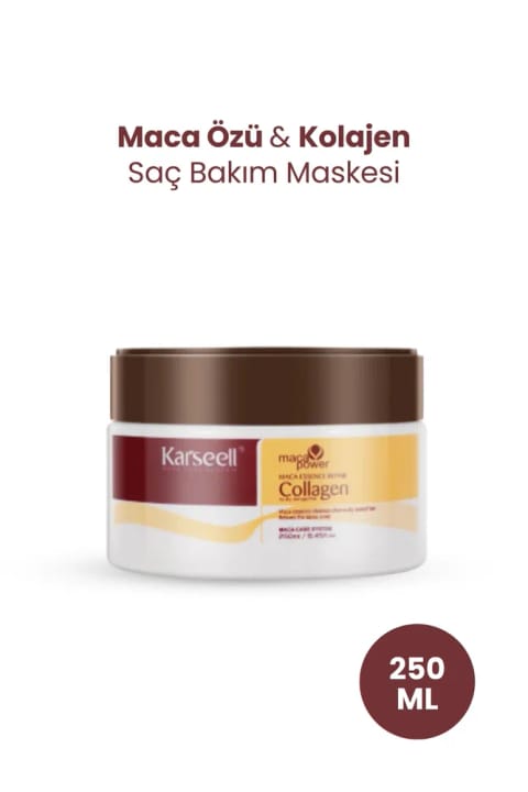 ماسک مراقبت از مو KARSEELL با Collagen و Maca، ترمیم‌کننده، ۲۵۰ میلی‌لیتر