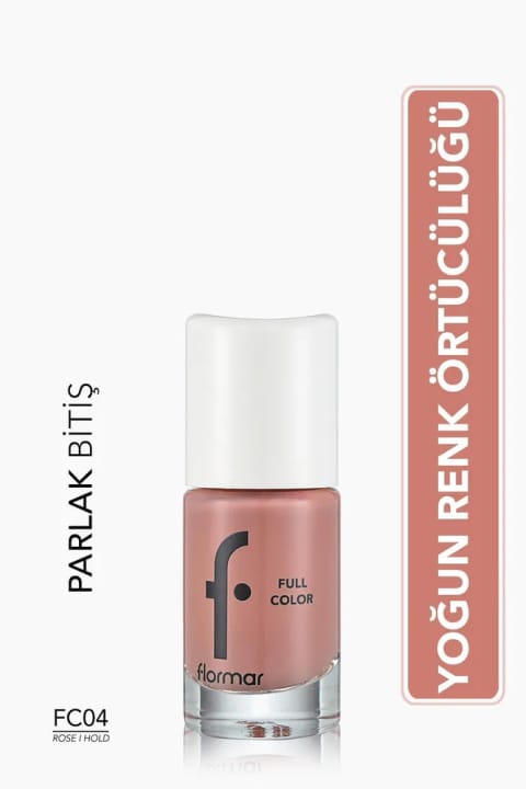 Flormar Full Color Nail Enamel - FC04 Rose I Hold