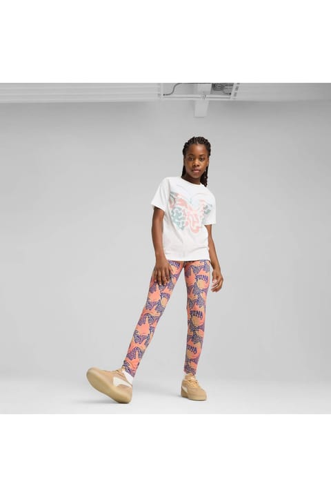 تی‌شرت تمرینی Puma Butterfly Vibe لوگودار نوجوان