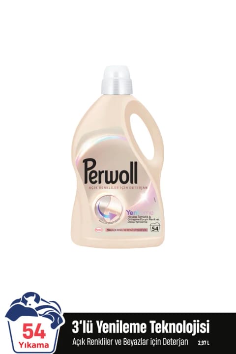 Perwoll مایع شوینده لباس حساس 2.97 لیتر (54 شستشو)