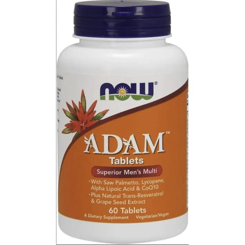 مولتی‌ویتامین NOW Foods ADAM Superior Men's 60 عدد