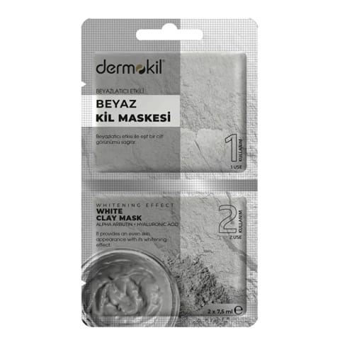 Dermokil ماسک رس سفید ۲×۷.۵ میلی‌لیتر