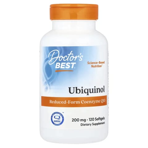 Doctor's Best Kaneka Ubiquinol CoQ10 200 mg 120 Softgels