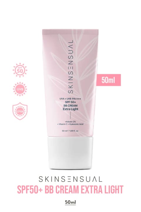 کرم بی‌بی Skin Sensual SPF50+ PA++++ ExtraLight 50ml