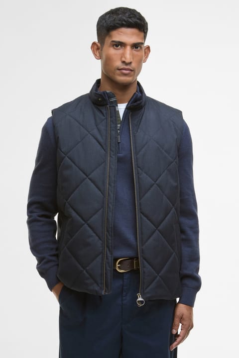 جلیقه کاپیتونه Barbour City Harrington NY91 Navy