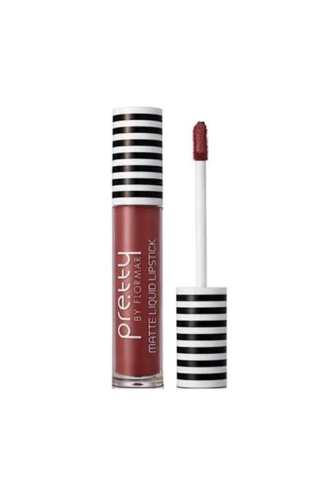 Flormar Pretty Matte Lipstick - 012 Deep Amar...