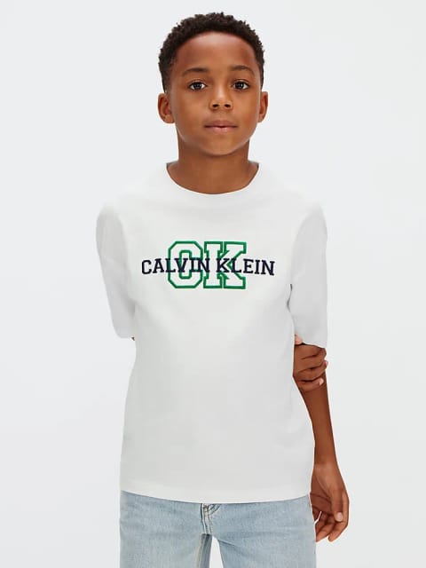 تیشرت وارسیتی لوگو پسرانه Calvin Klein