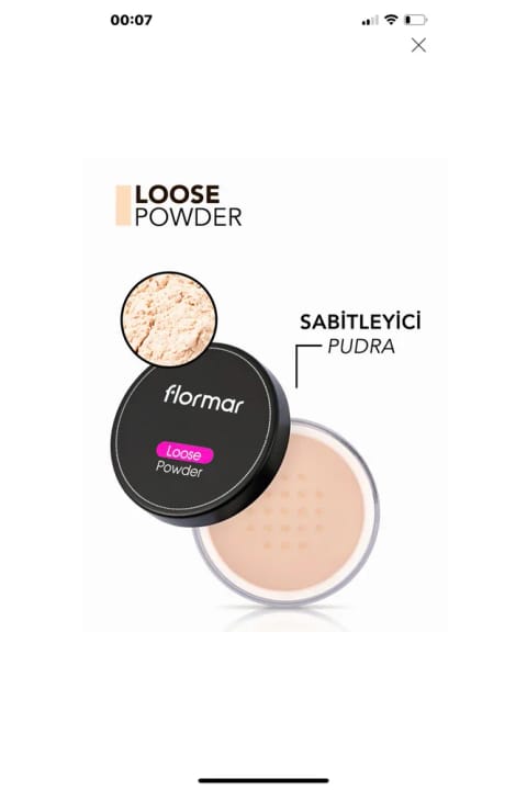 Flormar پودر فیکساتور 01 Pale Sand