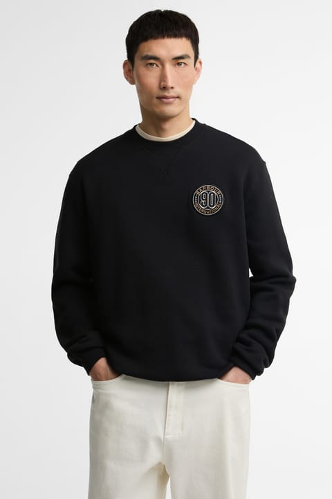 سویشرت گرافیکی Barbour B.Intl 90th Anniversary BK11 مشکی