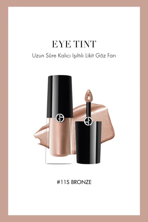 Giorgio Armani Eye Tint سایه چشم مایع درخشان ماندگار بلند مدت 11S Bronze 3...