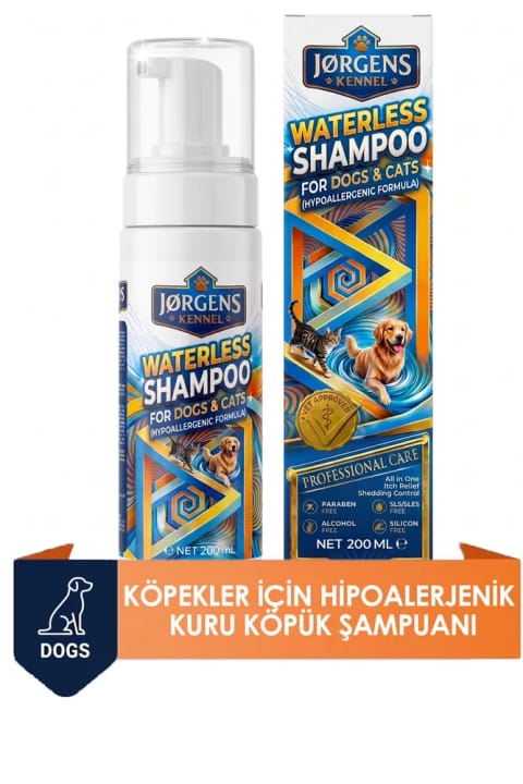 شامپو خشک فومی ضد ریزش موی سگ Jorgens Kennel