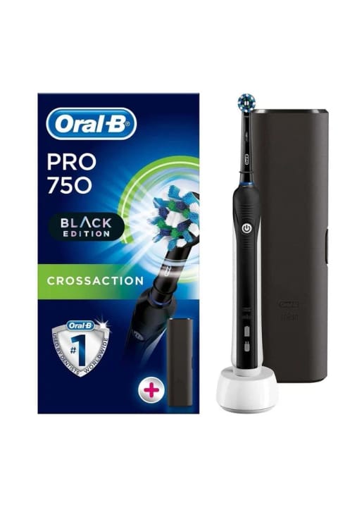 Oral-B Pro 750 شارژ شونده مسواک برقی Cross Action مشکی