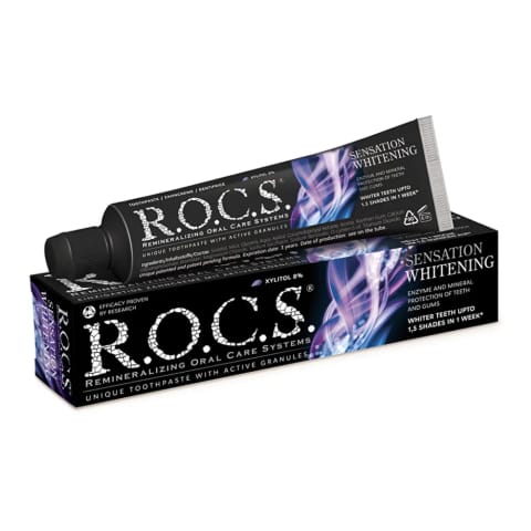 خمیردندان Rocs Sensation White 60 میلیلیتر